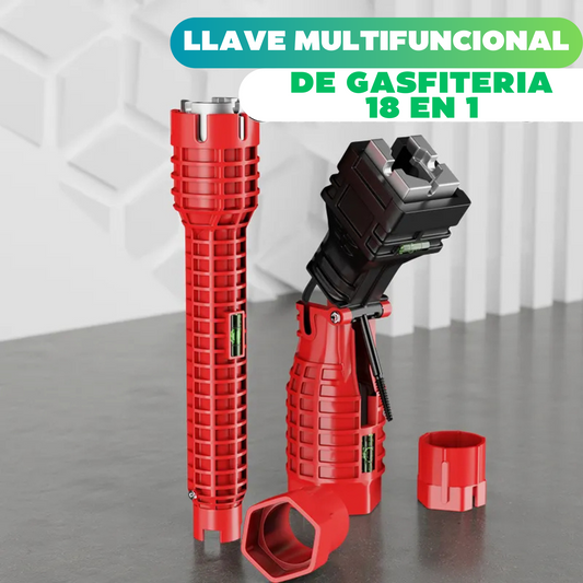 LLAVE PARA GASFITERÍA 18 EN 1 | Envío gratis