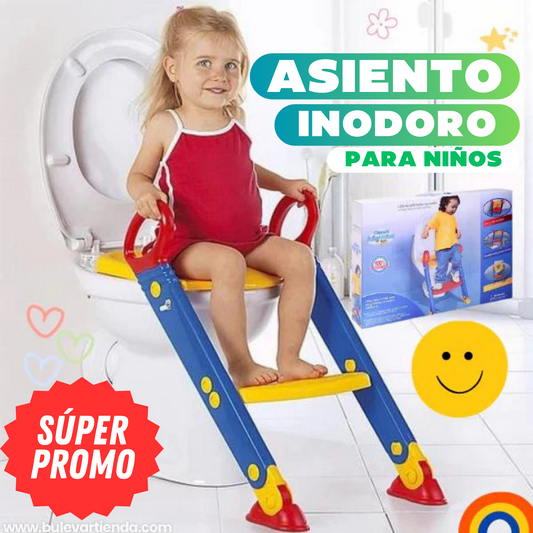 ASIENTO INODORO ESCALERA PARA NIÑOS | ENVÍO GRATIS